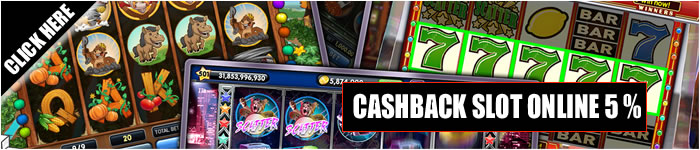 Promo Cashback Slot Online 5%